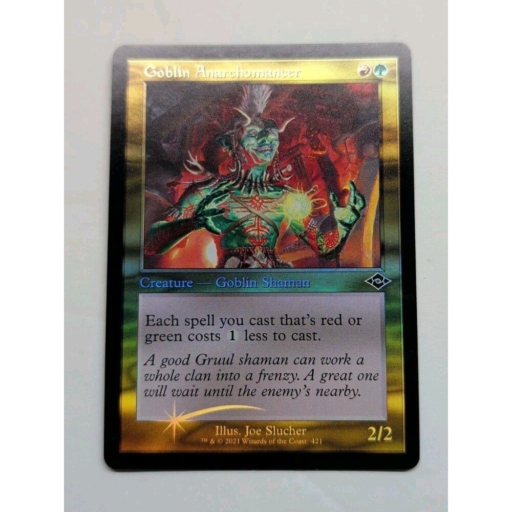 Goblin Anarchomancer from the Modern Horizons 2 (MH2) set, released in 2021